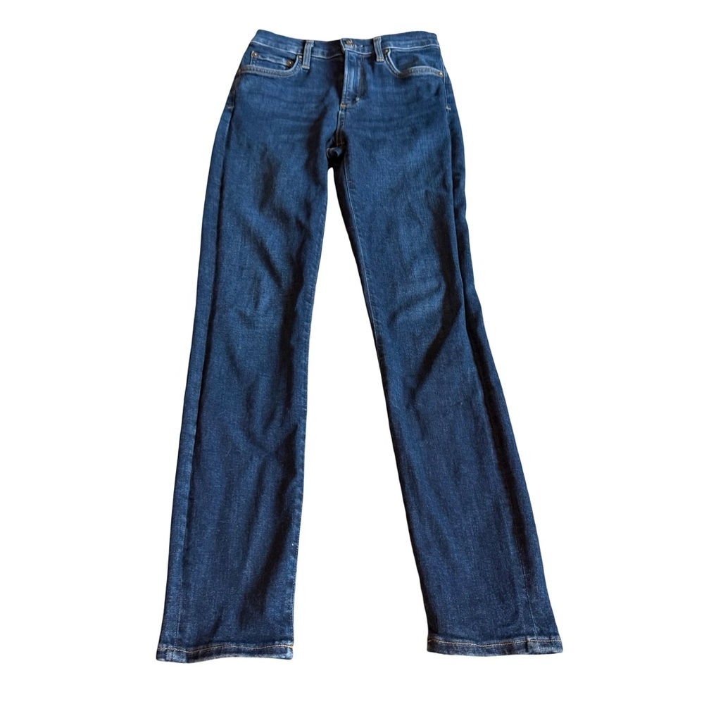 Agolde Sophie Ankle Dark Wash Jeans Mid-Rise Skinny Classic Size 26 Women's